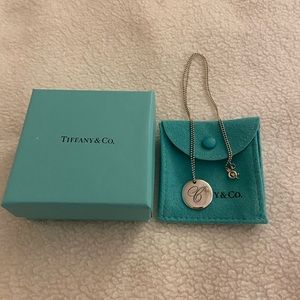 Tiffany Letter “C” Disc Charm